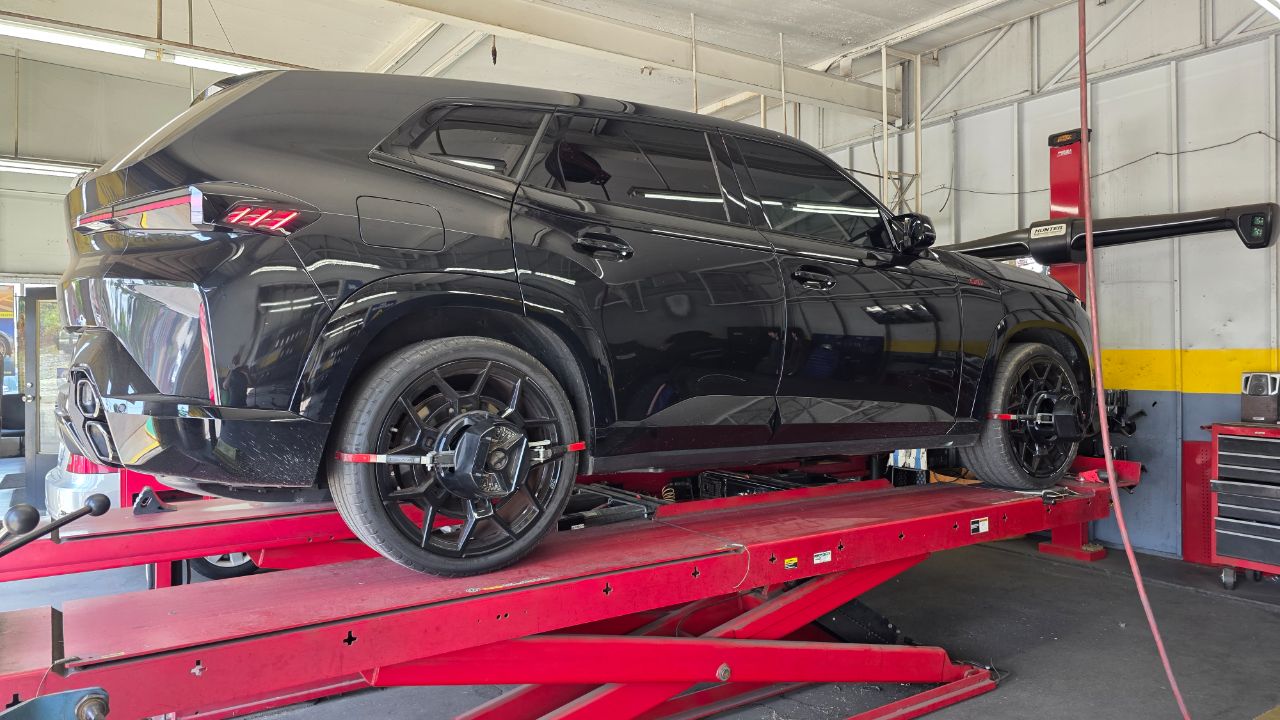 Recent collision repair work
