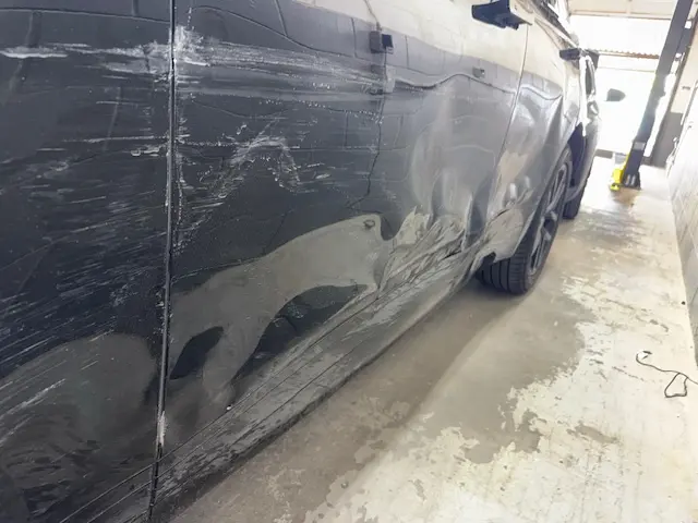 Recent collision repair work
