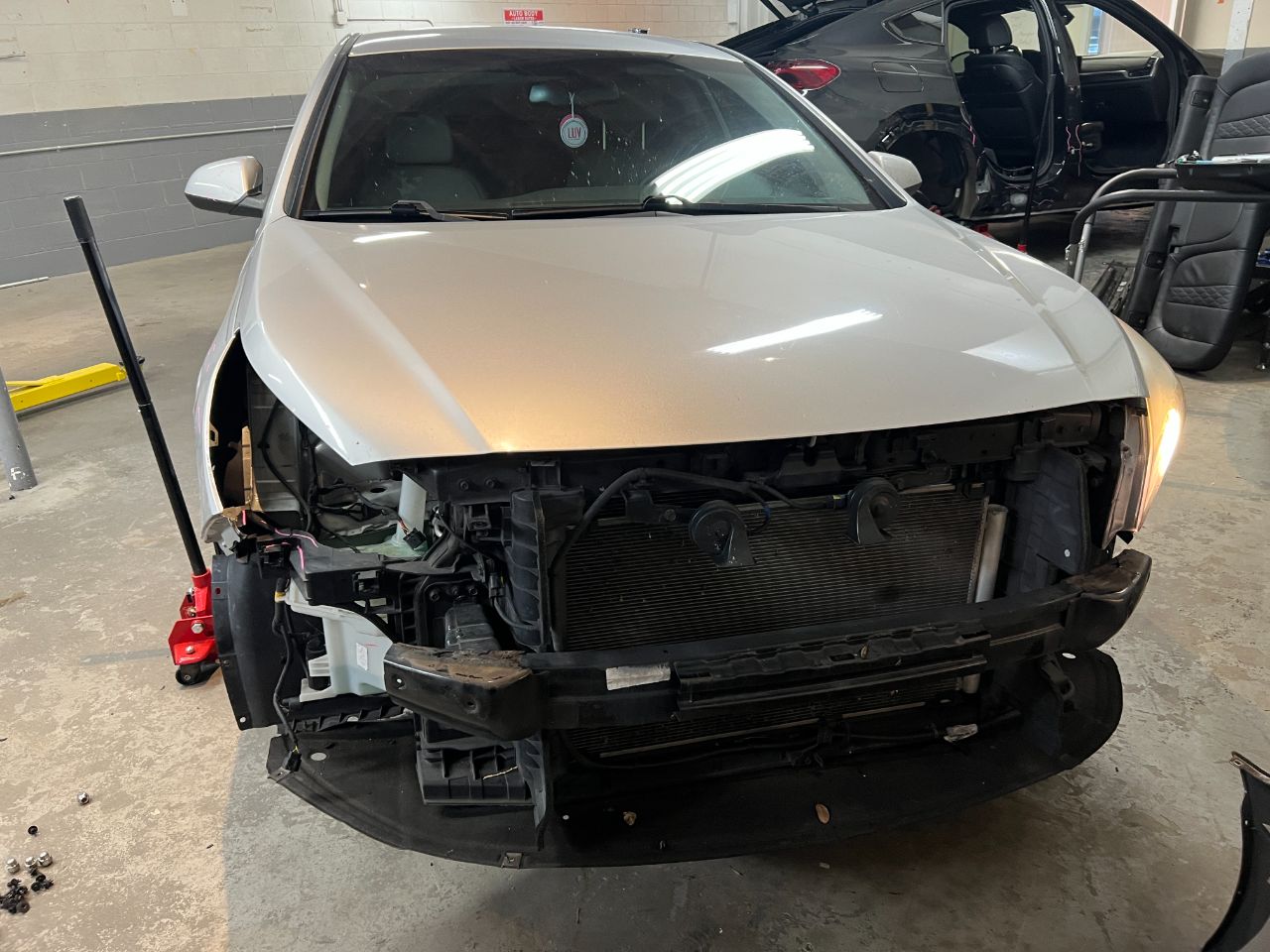 Recent collision repair work